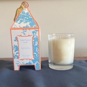 French Tulip Candle - Cream